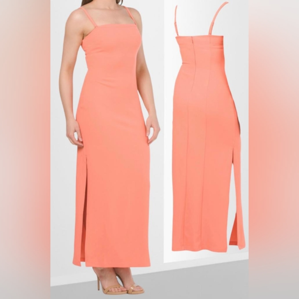 RACHEL RACHEL ROY, Square Neck Maxi Dress, NEW